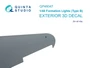 QP48047  декали  Навигационные огни (Тип Б) (для всех моделей)  (1:48) 2000002184072