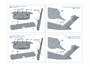QP48052  декали  Элементы экстерьера для MH-60L (ICM)  (1:48) 2000002191391