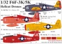 UR32205  декали  F6F-3K/5K Hellcat Drones with stencils  (1:32) 2000002149521