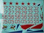UR32249  декали  С-27 Flanker-B Far East eagles & shark (60/23 IAP), without stencils  (1:32) 2000002149583