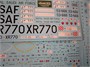 UR32258  декали  BAC Lightning Mk.53 Saudi Silver  (1:32) 2000002149620