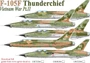 UR32266  декали  F-105F Thunderchief Vietnam War Pt.2 with stencils  (1:32) 2000002210290