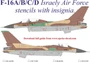 UR32299  декали  F-16 IAF  (1:32) 2000002185840