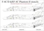 UR32305  декали  F-4C/D &RF-4C Phantom-II stencils  (1:32) 2000002205494