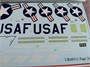 UR32311  декали  F-4C/D &RF-4C Phantom-II stencils white version for SEA CAMO   (1:32) 2000002205500