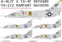 UR32324  декали  A-4E/F & TA-4F Skyhawk VA-212 with stencils  (1:32) 2000002205562