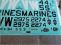 UR3240  декали  F-4B/N Phantom-II VMFA-314, no stencils& insignia  (1:32) 2000002149484