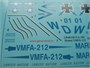 UR48100  декали  F/A-18C Hornet VMFA-212 with masks  (1:48) 2000002140009