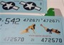 UR48128  декали  P-51D-25 Mustang Iwo Jima, 1945, with stencils  (1:48) 2000002140023