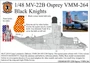 UR48160  декали  MV-22B Osprey VMM-264 Black Knights  (1:48) 2000002140092