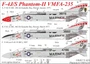 UR4817  декали  F-4J/S Phantom-II VMFA-235, no stencils  (1:48) 2000002140115