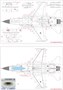 UR48189  декали  F-16C/D Fighting Falcon stencils all black version  (1:48) 2000002140276