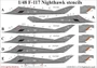 UR48190  декали  F-117A Stencils  (1:48) 2000002140283