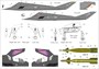 UR48190  декали  F-117A Stencils  (1:48) 2000002140283