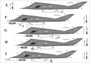 UR48193  декали  F-117 Nighthawk "Desert Storm Pt.1" with stecils  (1:48) 2000002140313