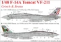 UR48202  декали  F-14A Grinch&Brutus  (1:48) 2000002140399