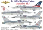 UR48214  декали  F-16BM Fighting Falcon Danmark Pt.1  (1:48) 2000002140511