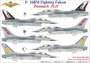 UR48215  декали  F-16BM Fighting Falcon Danmark Pt.2  (1:48) 2000002140528