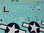 UR48228  декали  P-51B/C Mustang Blue Nose with stencils  (1:48) 2000002140641