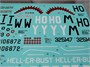 UR48228  декали  P-51B/C Mustang Blue Nose with stencils  (1:48) 2000002140641