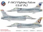 UR48231  декали  F-16CJ Fighting Falcon USAF Pt.2 with stencils  (1:48) 2000002140672