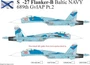 UR48246  декали  С-27 Flanker-B Baltic NAVY 689th GvIAP Pt.2, without stencils  (1:48) 2000002140788