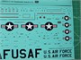 UR48252  декали  F-105D/G Thunderchief  stencils  (1:48) 2000002140856