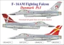 UR48253  декали  F-16AM Fighting Falcon Danmark Pt.I   (1:48) 2000002140863
