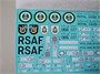 UR48258  декали  BAC Lightning Mk.53 Saudi Silver  (1:48) 2000002140917