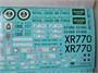 UR48258  декали  BAC Lightning Mk.53 Saudi Silver  (1:48) 2000002140917