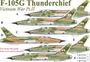 UR48262  декали F-105G Wild Weasel Vietnam War Pt.2  (1:48) 2000002140955