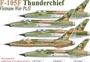 UR48266  декали  F-105F Thunderchief Vietnam War  Pt.2 with stencils  (1:48) 2000002194514