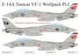 UR48285  декали  F-14 Tomcat VF-1 Wolfpack Pt.1  (1:48) 2000002172604