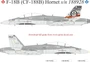 UR48296  декали  CF-18B Hornet Canada s/n 188928  (1:48) 2000002180395