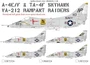 UR48324  декали  A-4E/F & TA-4F Skyhawk VA-212 with stencils  (1:48) 2000002204565