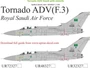 UR48327  декали  Tornado ADV Saudi with stencils   (1:48) 2000002204589