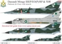 UR48340  декали  Dassault Mirage IIIEP/EO(P)/RP & 5DR Pakistan Air Force with stencils  (1:48) 2000002221661