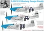 UR4836  декали  P-51D-5/30 Mustang George Preddy, with stencils  (1:48) 2000002140986