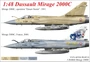 UR4866  декали  Mirage 2000C Desert Storm &"90-ans"  (1:48) 2000002141013