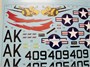 UR4876  декали  A-1H Skyrader VA-176 with stencils  (1:48) 2000002141020