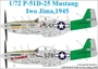 UR72128  декали  P-51D-25 Mustang Iwo Jima, 1945, with stencils  (1:72) 2000002141075
