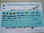 UR7216  декали  F-4B Phantom-II VMFA-542, no stencils  (1:72) 2000002141167