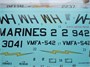 UR7216  декали  F-4B Phantom-II VMFA-542, no stencils  (1:72) 2000002141167