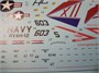 UR72161  декали  RA-5C Vigilante RVAH-12 USS Saratoga, with stencils  (1:72) 2000002141181