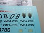 UR7217  декали  F-4J/S Phantom-II VMFA-235, no stencils  (1:72) 2000002141204