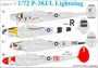 UR72175  декали  P-38J/L Lightning  (1:72) 2000002141242