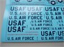 UR72180  декали  F-100/101/102/104/105/106&F-4 Phantom-II USAF insignia (dark blue)  (1:72) 2000002141297