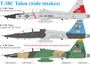 UR72184  декали  T-38C Talon Pt.1 (wide intakes)  (1:72) 2000002141310