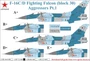 UR72188  декали  F-16C/D Fighting Falcon, Aggressors Pt.1  (1:72) 2000002141327