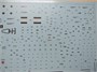 UR72189  декали  F-16C/D Fighting Falcon stencils all black version  (1:72) 2000002141334